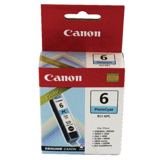 Canon BCI-6PC Cyan Ink Cartridge (4709A002) 
